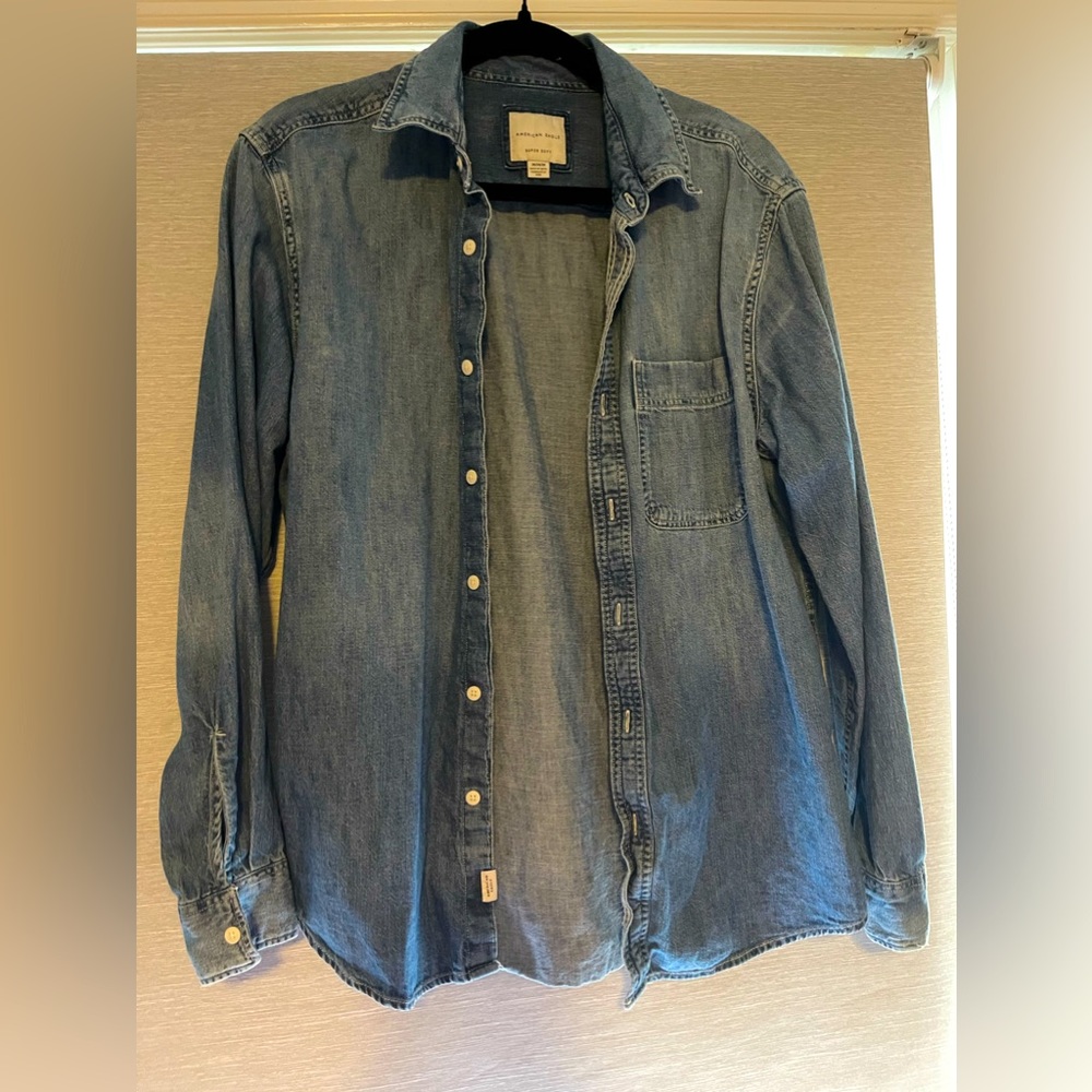 American eagle denim shirt